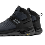 Minfot Granit Mid Kängor Unisex Vattenavvisande TEX Nubuck Svart