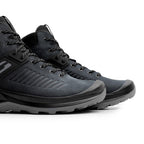 Minfot Granit Mid Kängor Unisex Vattenavvisande TEX Nubuck Svart
