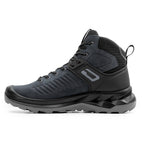 Minfot Granit Mid Kängor Unisex Vattenavvisande TEX Nubuck Svart