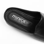 Minfot Miesten tossut Tage Nahka Musta