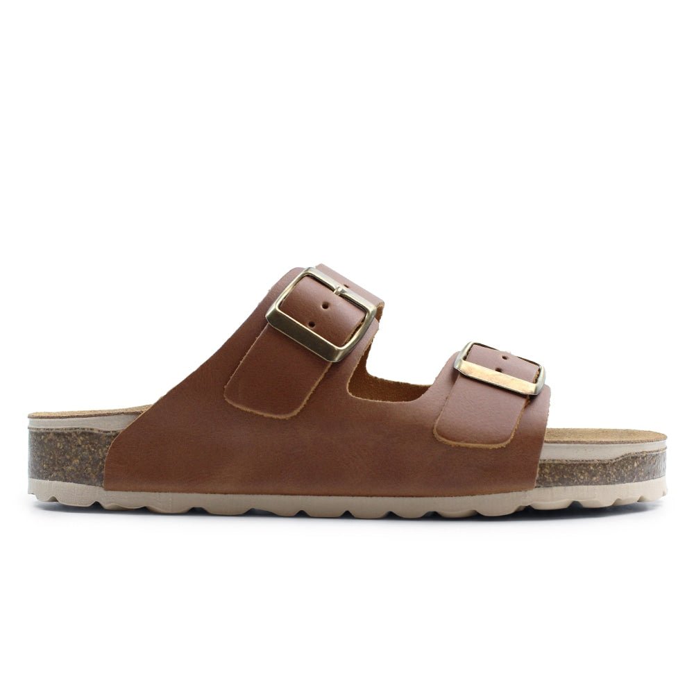 Minfot Kayo Sandaler Dam Läder Primo Soft Ljusbrun
