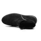 Minfot Lea Boots Stretch Dragkedja Svart