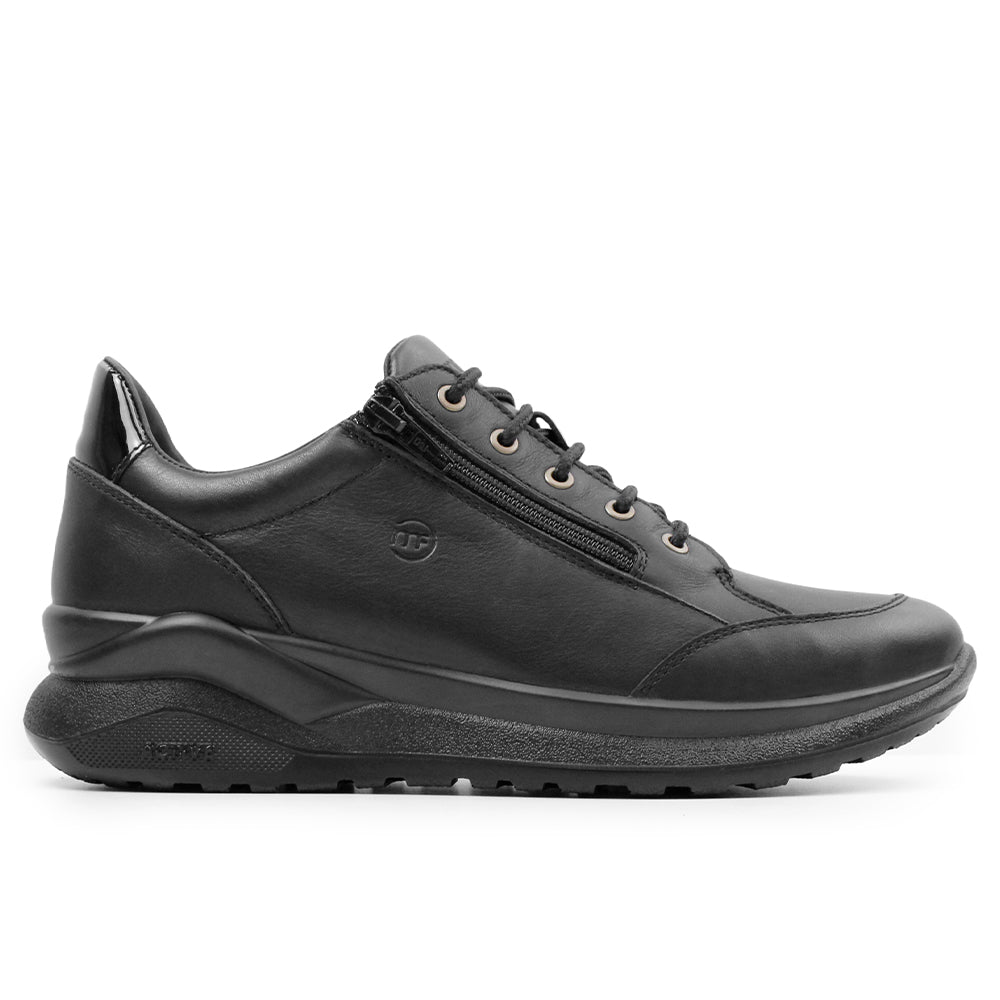 Minfot Lexi Sneakers Dam Vattenavvisande TEX Skinn Svart