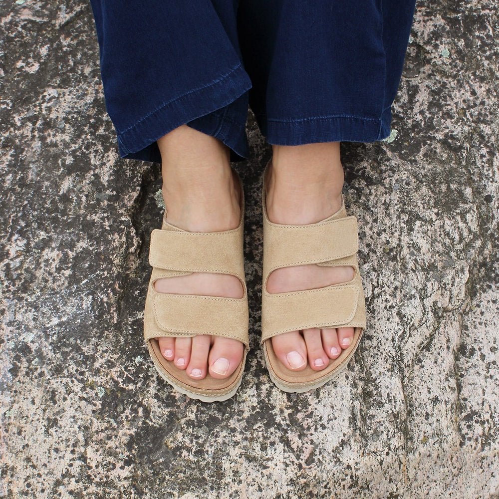 Minfot Luma Sandaler Kardborre Mocka Sand