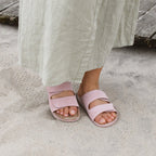 Minfot Luma Sandaler Kardborre Mocka Rosa