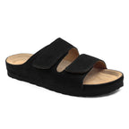 Minfot Luma Sandaalit Tarranauha Mokka Unisex Musta