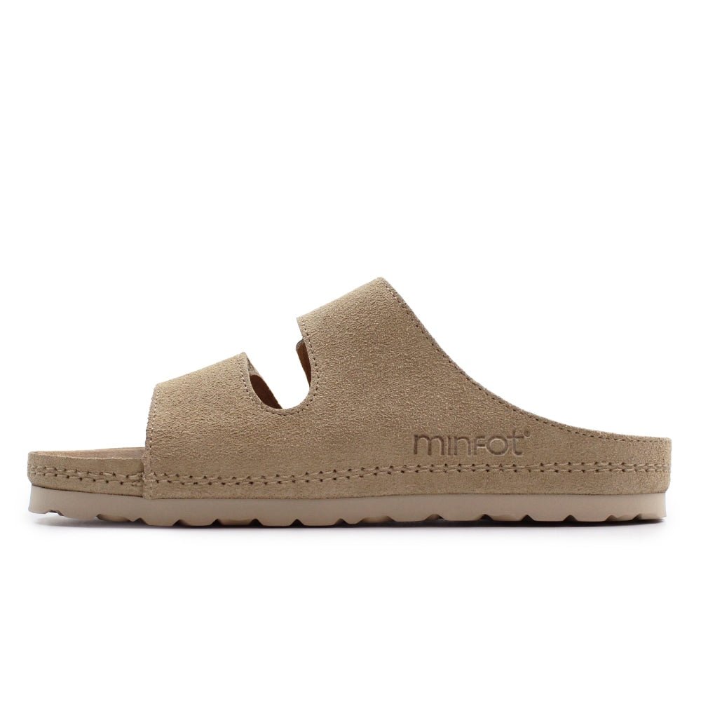 Minfot Luma Sandaler Kardborre Mocka Sand