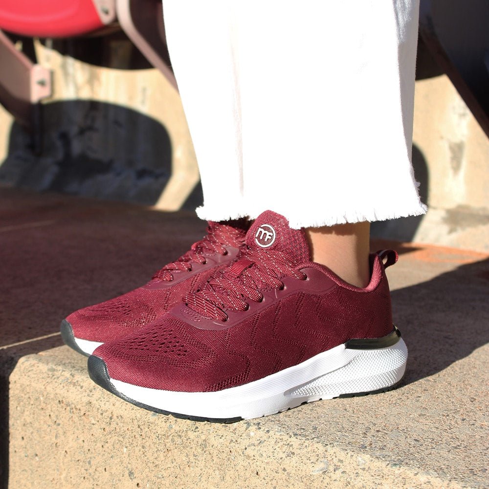 Minfot Sneaker Move Dam Mesh Bordeaux