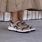 Minfot Nyhamn Sandaler Dam Brown Beige