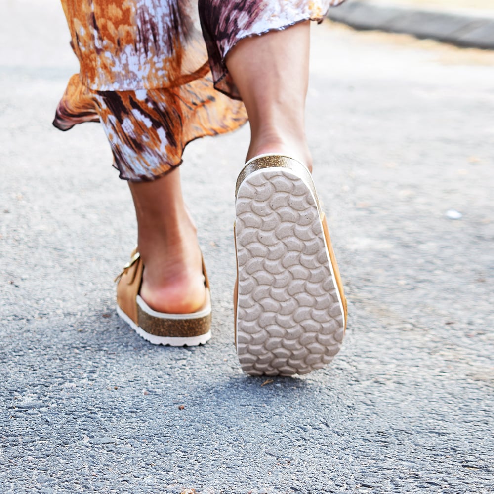 Minfot Sandaler Primo Soft Ayo Läder Cognac