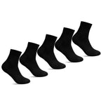 Minfot-Quarter-Merinoull-Svart-5-pack