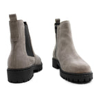 Minfot Ribe Chelsea Boots Zip Mocka Taupe