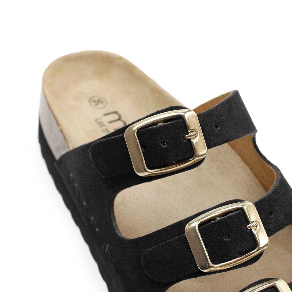 Minfot Sandal Mjuk Bio Nero Mocka