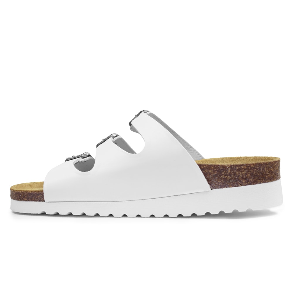 Minfot Sandal Mjuk Bio Vit Nappa