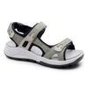 Minfot Nyhamn Sandaler Dam Green Beige
