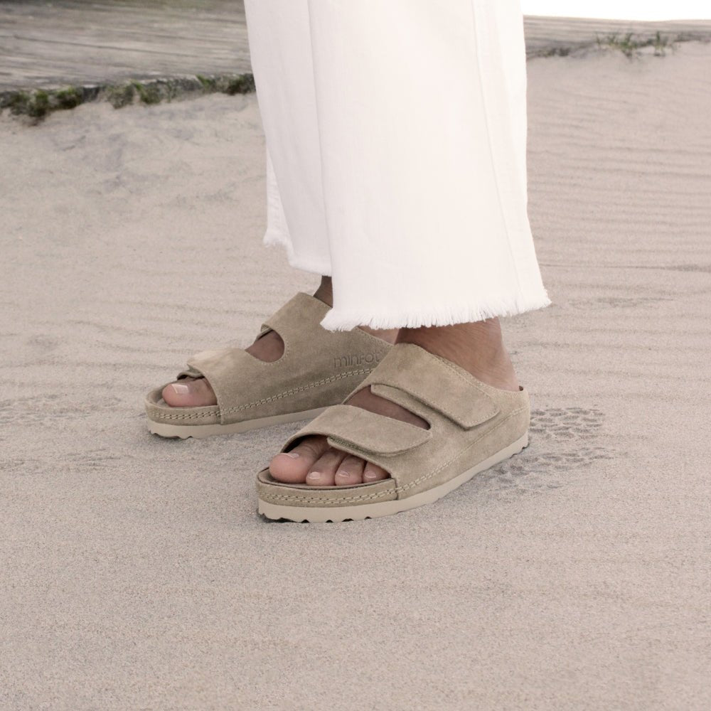Minfot Luma Sandaler Kardborre Mocka Sand