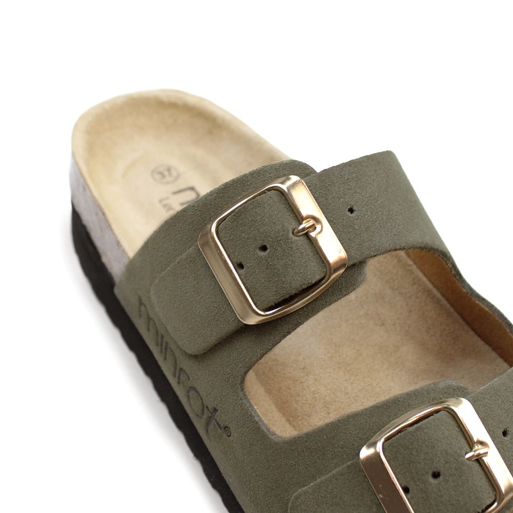 Minfot Moa Sandaler Dam Bio Mocka Olive