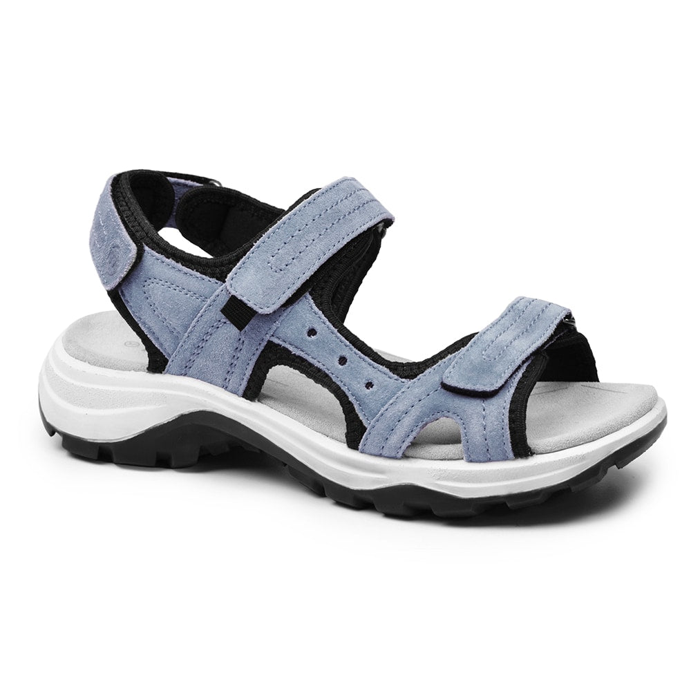 Minfot Sandhamn Sandaler Dam Mocka Duvblå