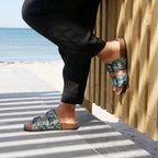 Minfot Softstep Sandaalit Naisten Biosandaali 2 hihnaa Tropical Glow Musta