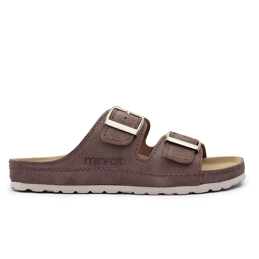 Minfot Sandaler Voss Mocka Taupe