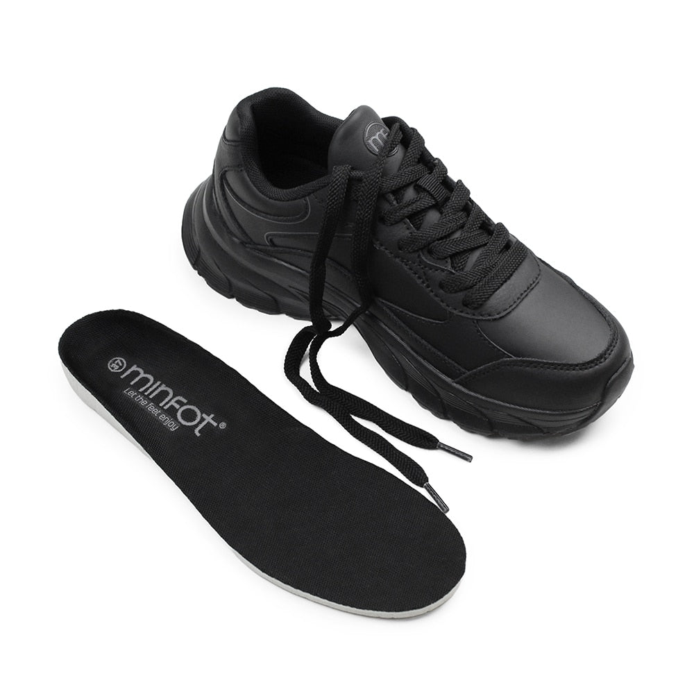 Minfot Sneaker Joy Läder Svart