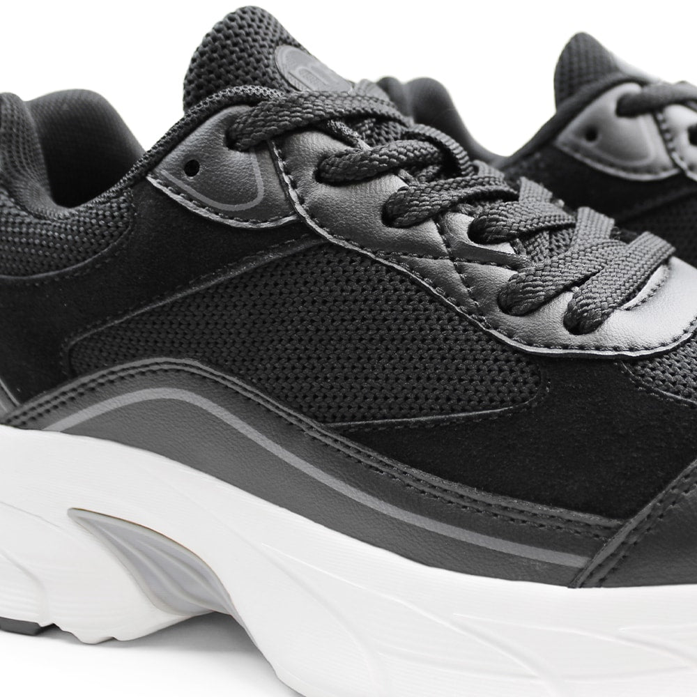 Minfot Sneaker Joy Mesh Mocka Svart Vit