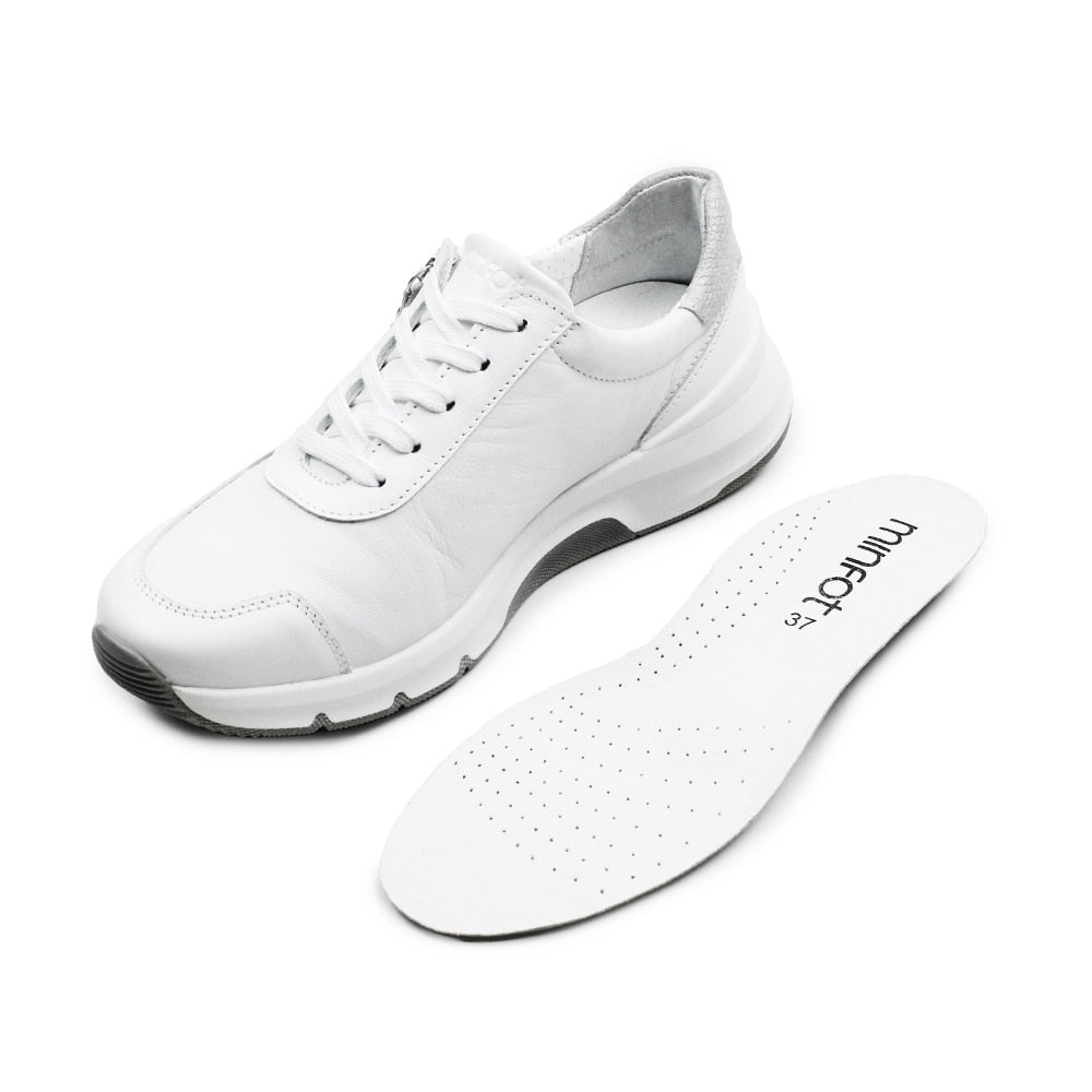 Minfot Softrole Lux Sneakers Dam Stretch Vit