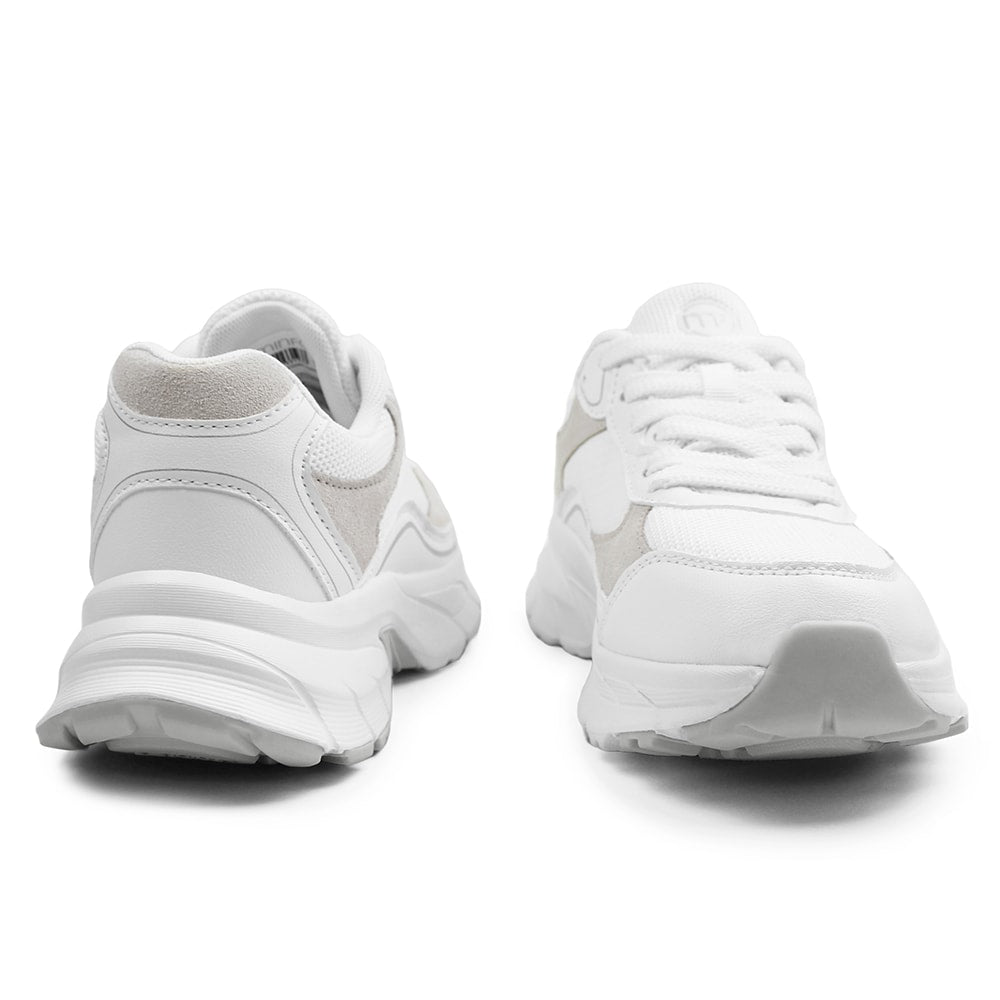 Minfot Sneaker Joy Dam Mesh Mocka Vit