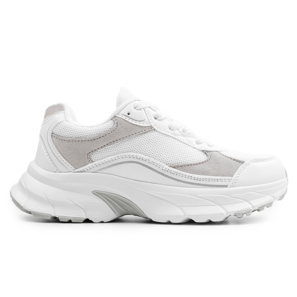 Minfot Sneaker Joy Dam Mesh Mocka Vit