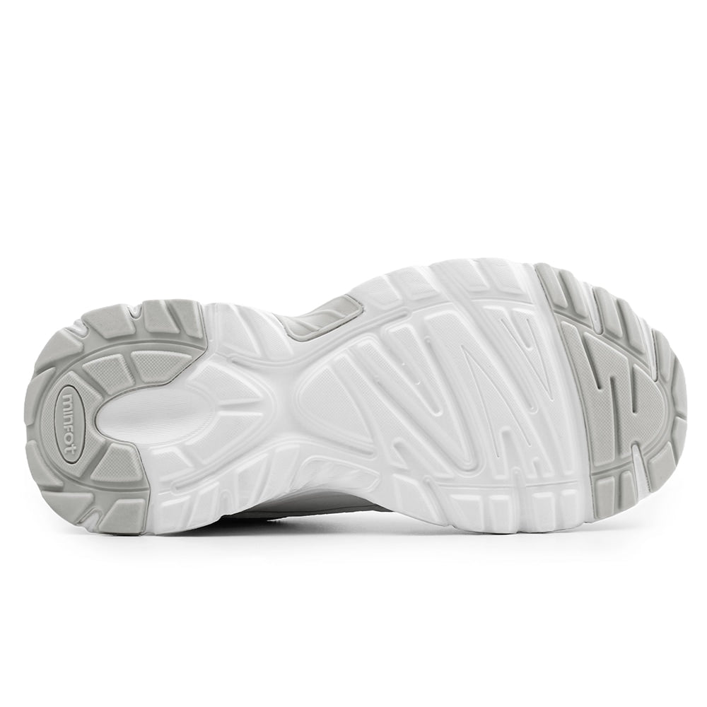 Minfot Sneaker Joy Dam Mesh Mocka Vit