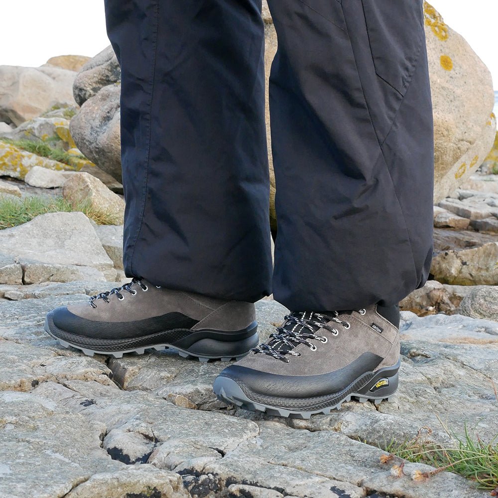 Minfot Step Mid Kängor Unisex Vattenavvisande TEX Mocka Stone