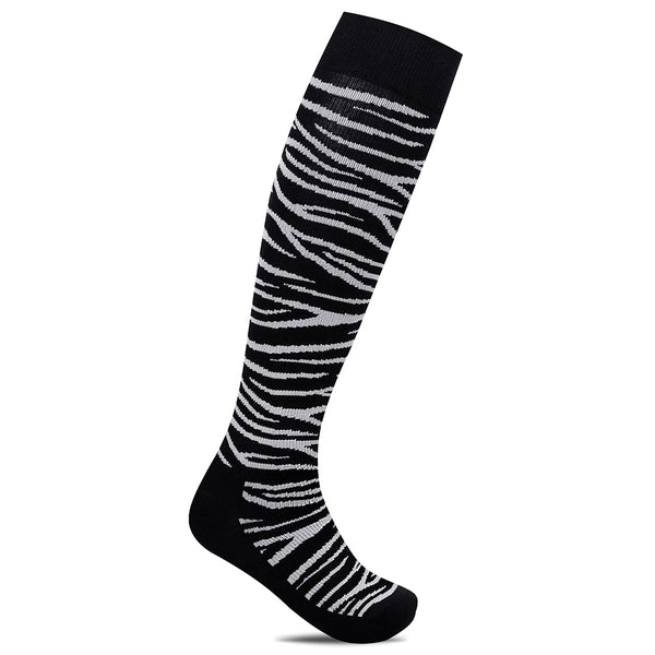 Minfot Tukisukat Bambu Zebra Mustat 1-pakkaus