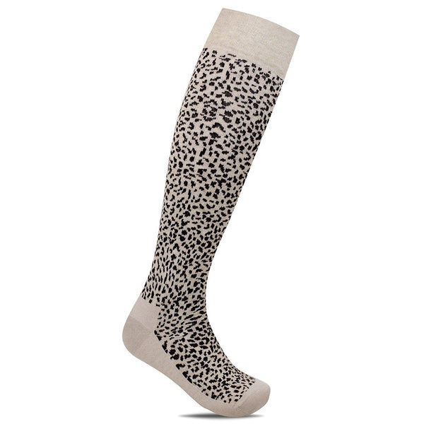 Minfot Tukisukat Puuvilla Leopardi Beige 1-pakkaus