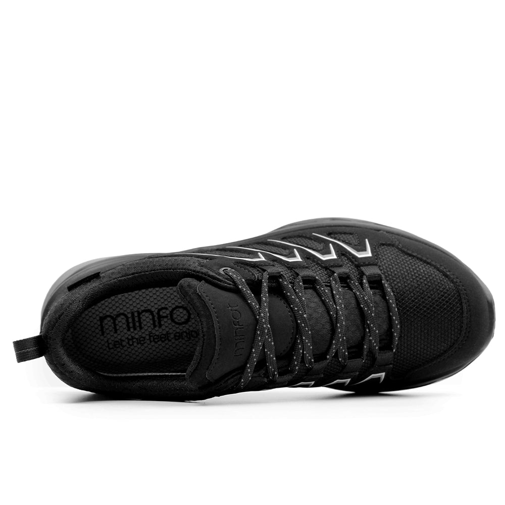 Minfot Stride Low Skor Unisex Vattentät TEX Svart