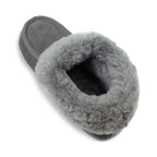 Minfot Fårskinnstofflor Sunne Grafit Grå Mocka