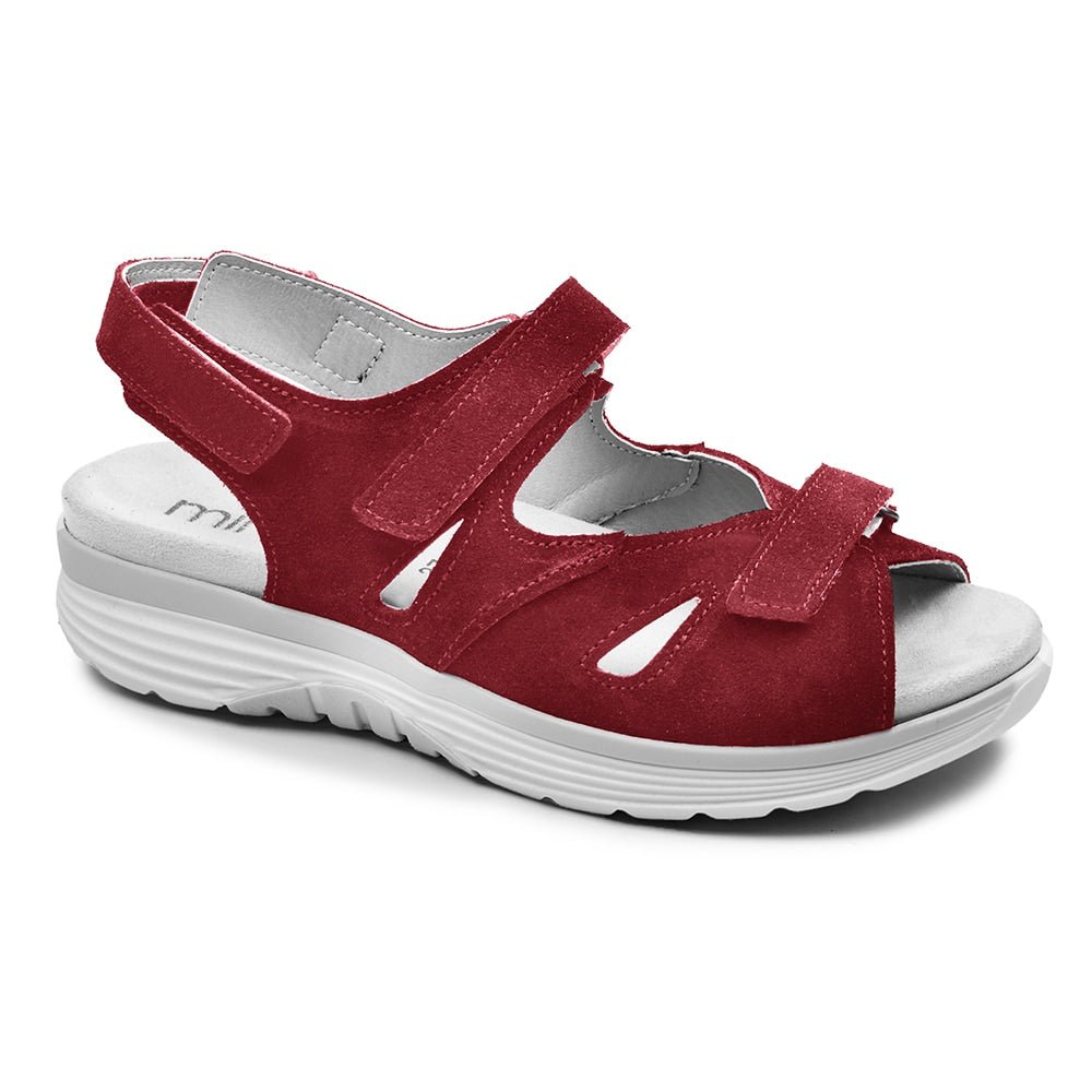 Minfot Sunny Sandaler Dam Mocka Röd