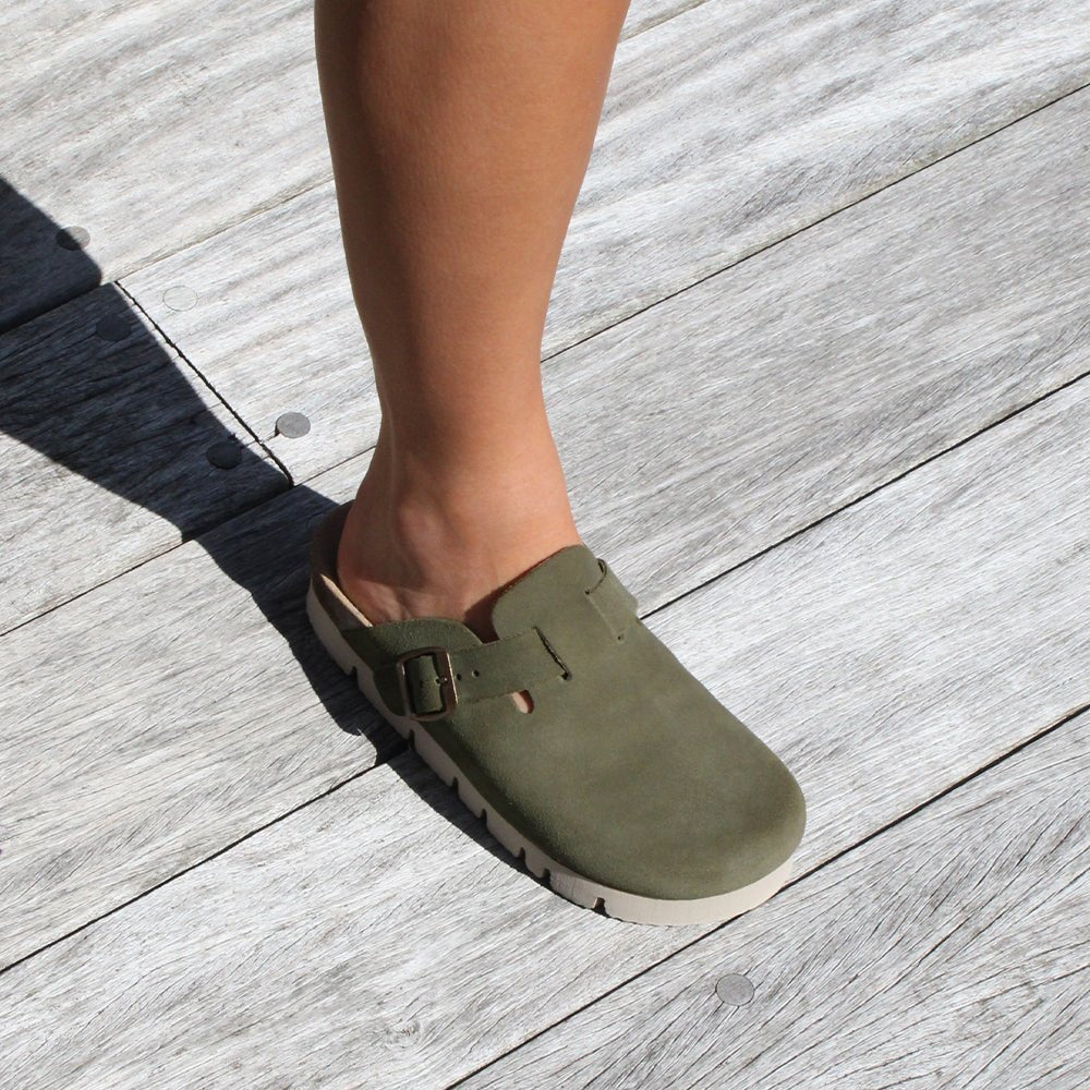 Minfot Upstep Dana Tofflor Dam Mocka Grön