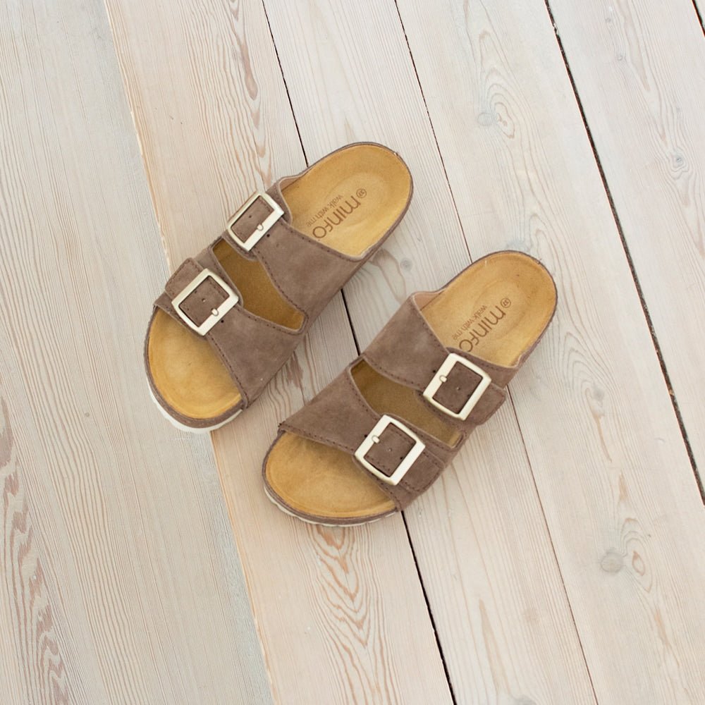 Minfot Sandaler Voss Mocka Taupe