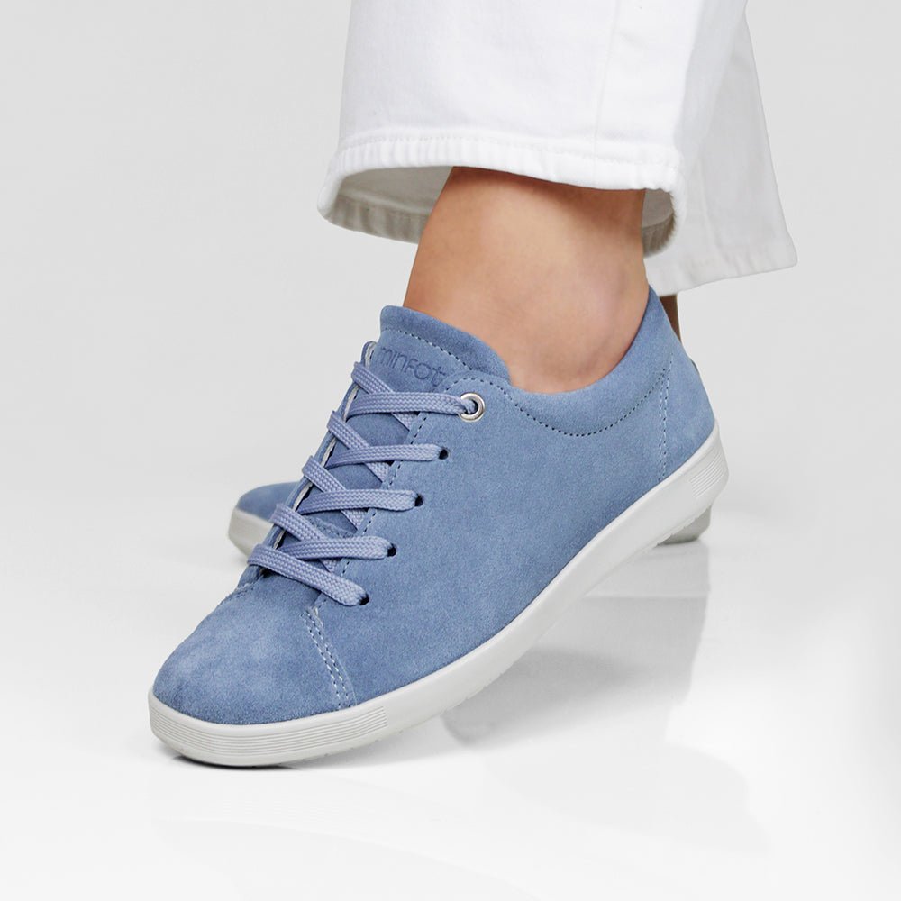 Minfot Aveny Sneaker Dam Mocka Ljusblå
