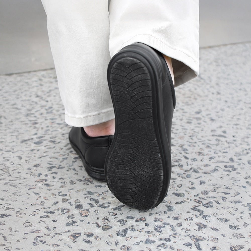 Minfot Aveny Sneaker Dam Skinn Svart