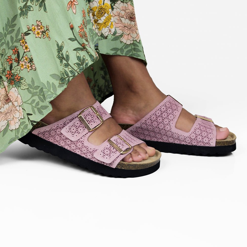 Minfot Daisy Sandaler Dam Mocka Rosa
