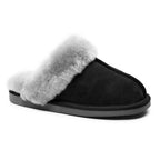 Minfot Lampaannahkatossut Slip on Duved pohjalla Musta