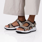 Minfot Nyhamn Sandaler Dam Brown Beige