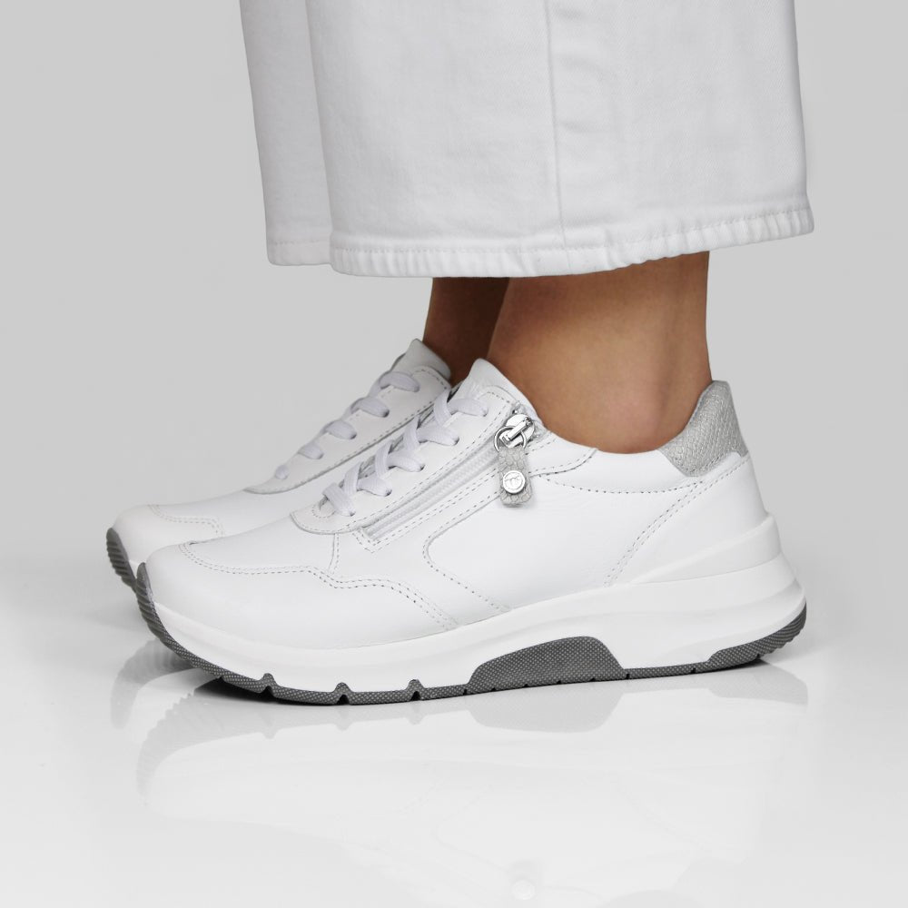 Minfot Softrole Lux Sneakers Dam Stretch Vit