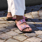 Minfot Moa Sandaler Dam Bio Mocka Antik Rosa