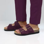 Minfot Moa Sandaler Dam Bio Mocka Bordeaux