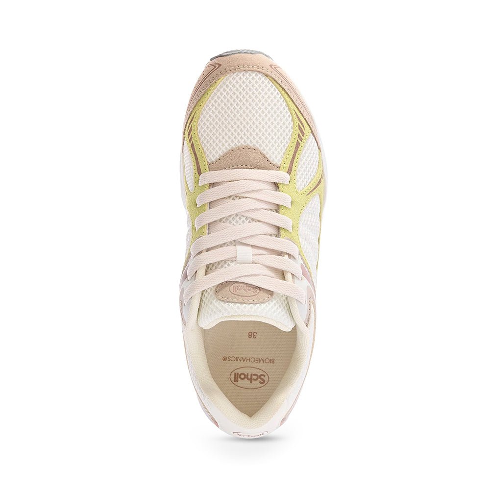 Scholl Skor Biomechanics New Sprinter Dam Offwhite Multi