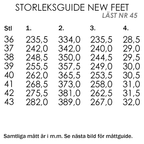 New Feet Yvette Extra Breda Skor Dam Stretch Kardborre Svart