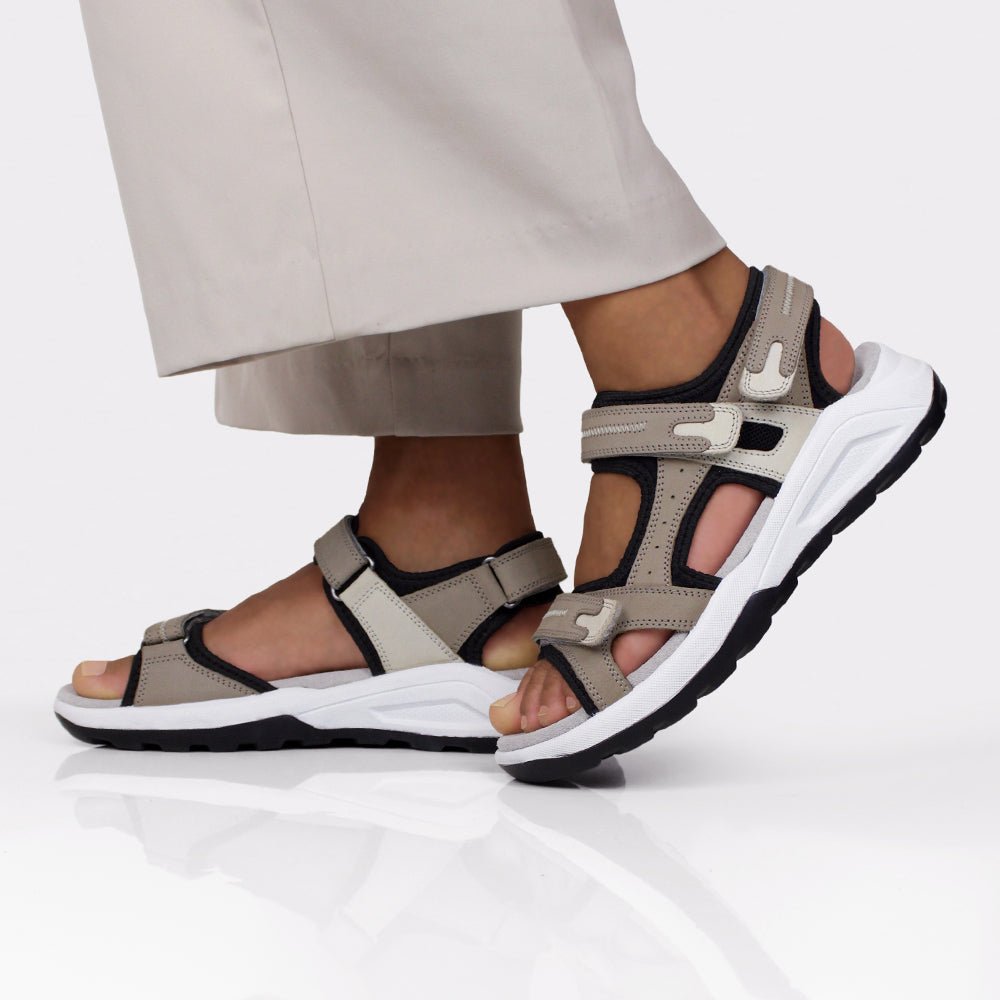 Minfot Nyhamn Sandaler Dam Brown Beige