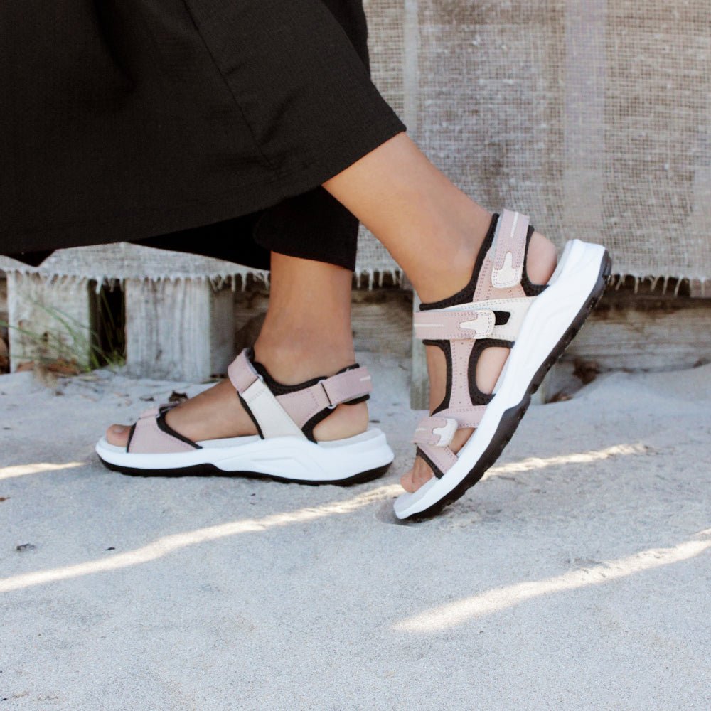 Minfot Nyhamn Sandaler Dam Pink Beige